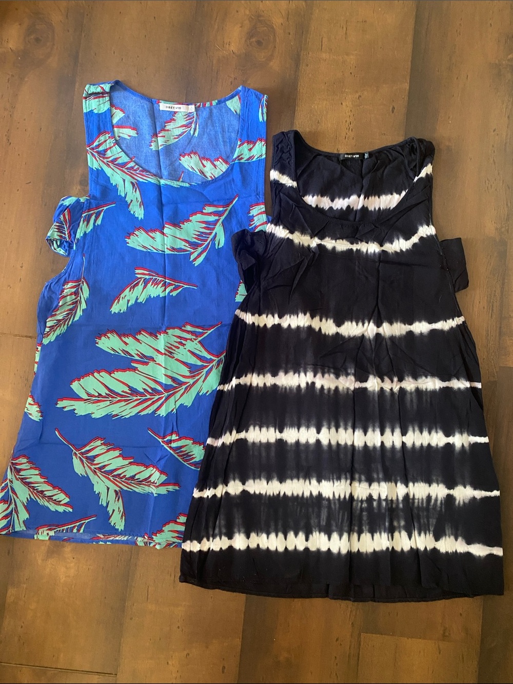 Obey Patterned Mini Dresses (2-Pack)